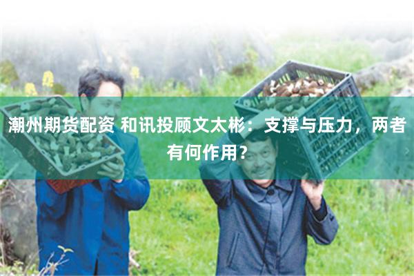 潮州期货配资 和讯投顾文太彬：支撑与压力，两者有何作用？