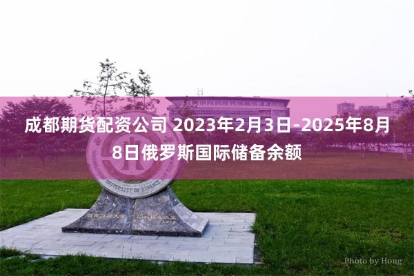成都期货配资公司 2023年2月3日-2025年8月8日俄罗斯国际储备余额